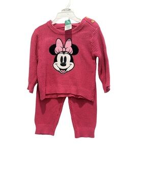 Kids Minnie Mouse Knit Set - Pink